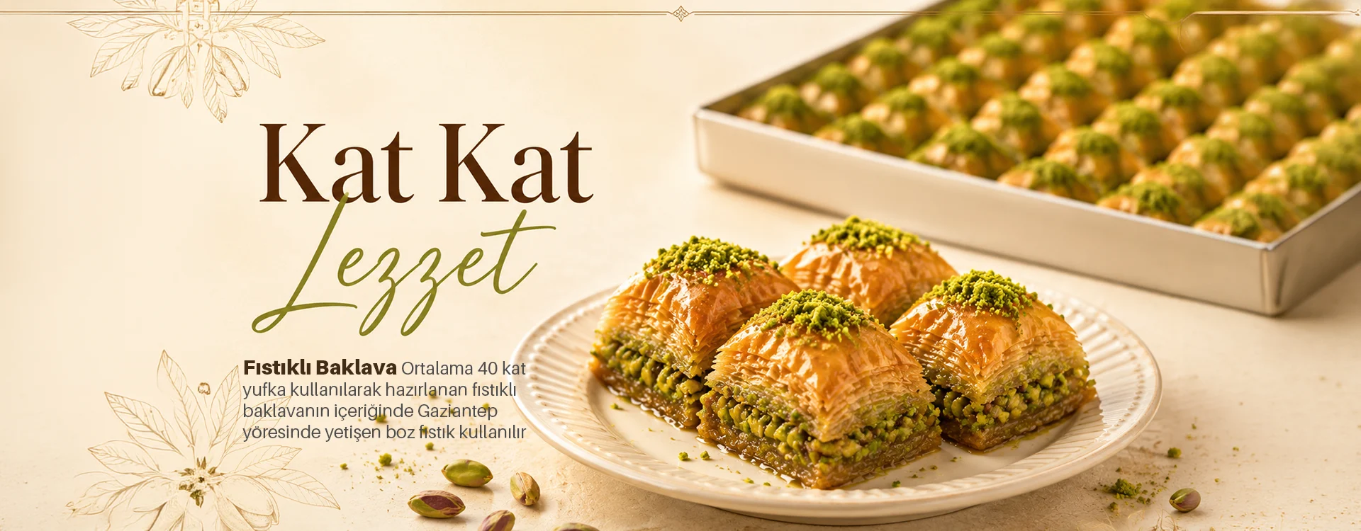 Kat Kat Lezzet — Fıstıklı Baklava