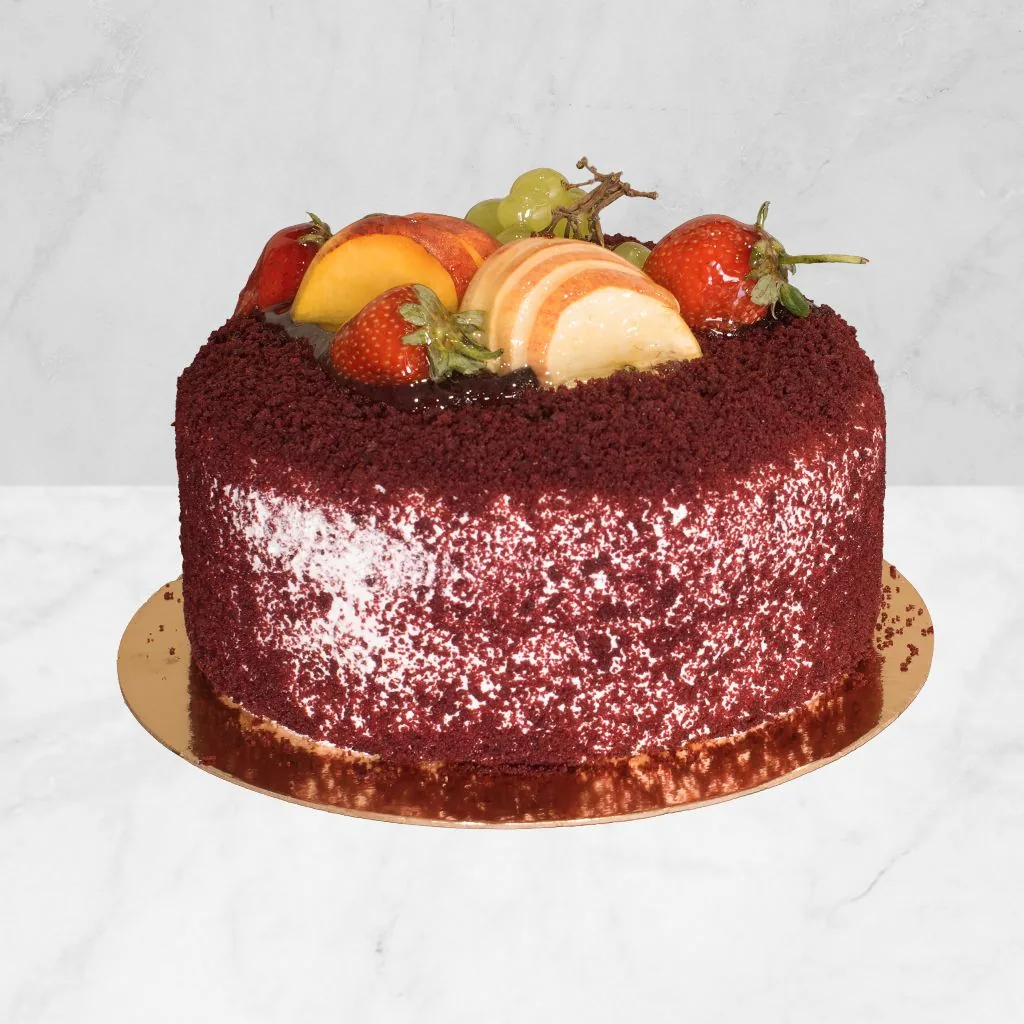 Red Velvet Meyveli Pasta